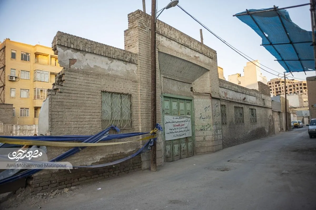 کاظمیه مرحوم عابدزاده تخریب شد