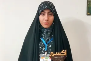پژوهشگری دختر نوجوان برای کشور