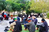 اهالی محله ثامن هر روز در بوستان پونه برای امام حسین(ع) عزاداری می&zwnj;کنند
