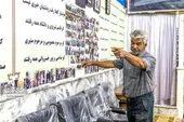 نام درگذشتگان محله آبکوه بر دیوار حسینیه ماندگار است