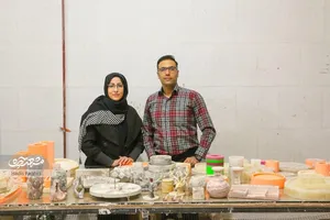 کارآفرینی آقای آتش‌نشان با سنگ