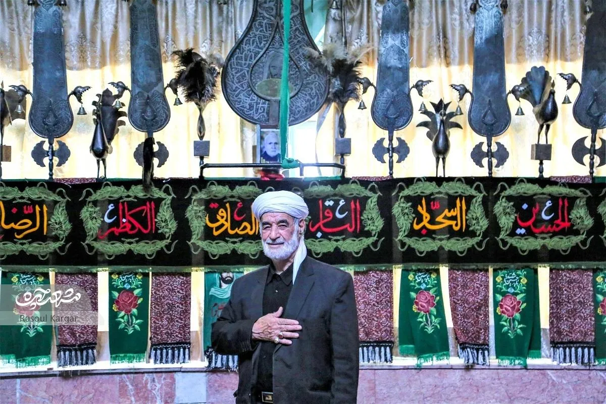حسین شبرنگی یکی از قدیمی‌ترین روضه‌خوان‌های مشهد است