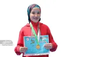 تسنیم بیات مقام&zwnj;&zwnj;دار مسابقات کشوری شناست