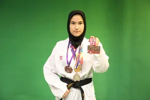 کارنامه رنگین دختر قهرمان بلال