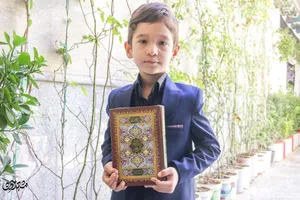 کوچک‌ترین مداح «حسینیه معلی»