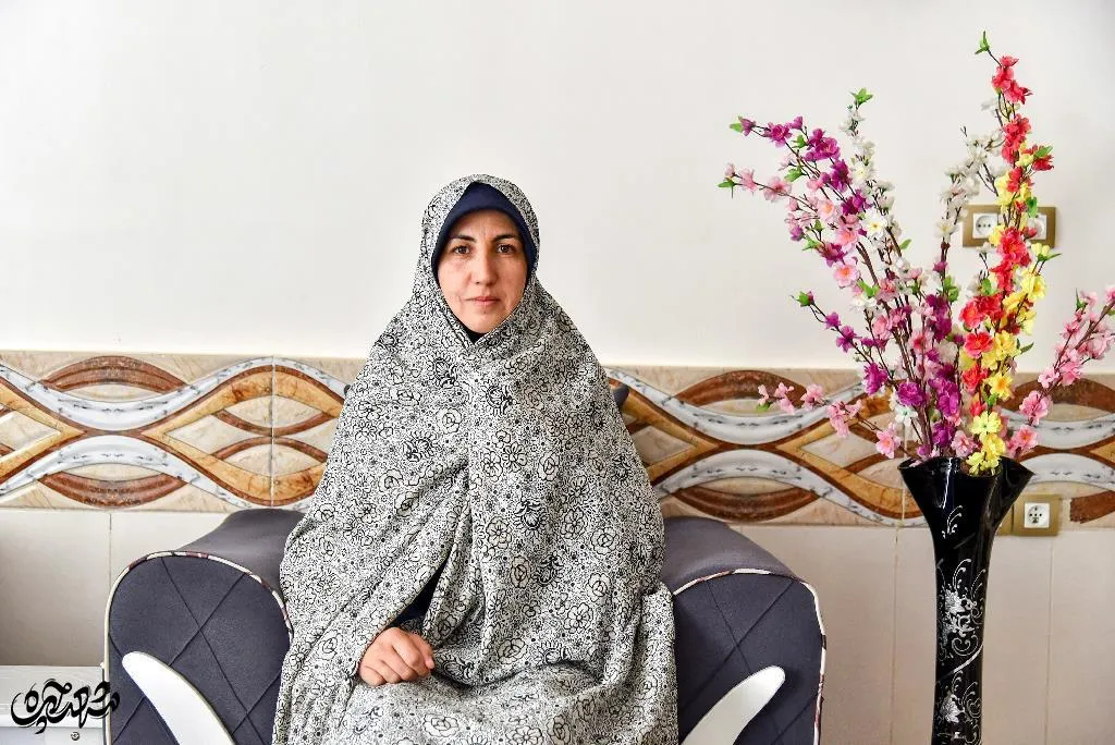 آمنه شاکری بسیجی فعال