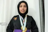 یاسمن عسکری ۴ طلای کشوری در رشته دفاع&zwnj;شخصی دارد&zwnj;