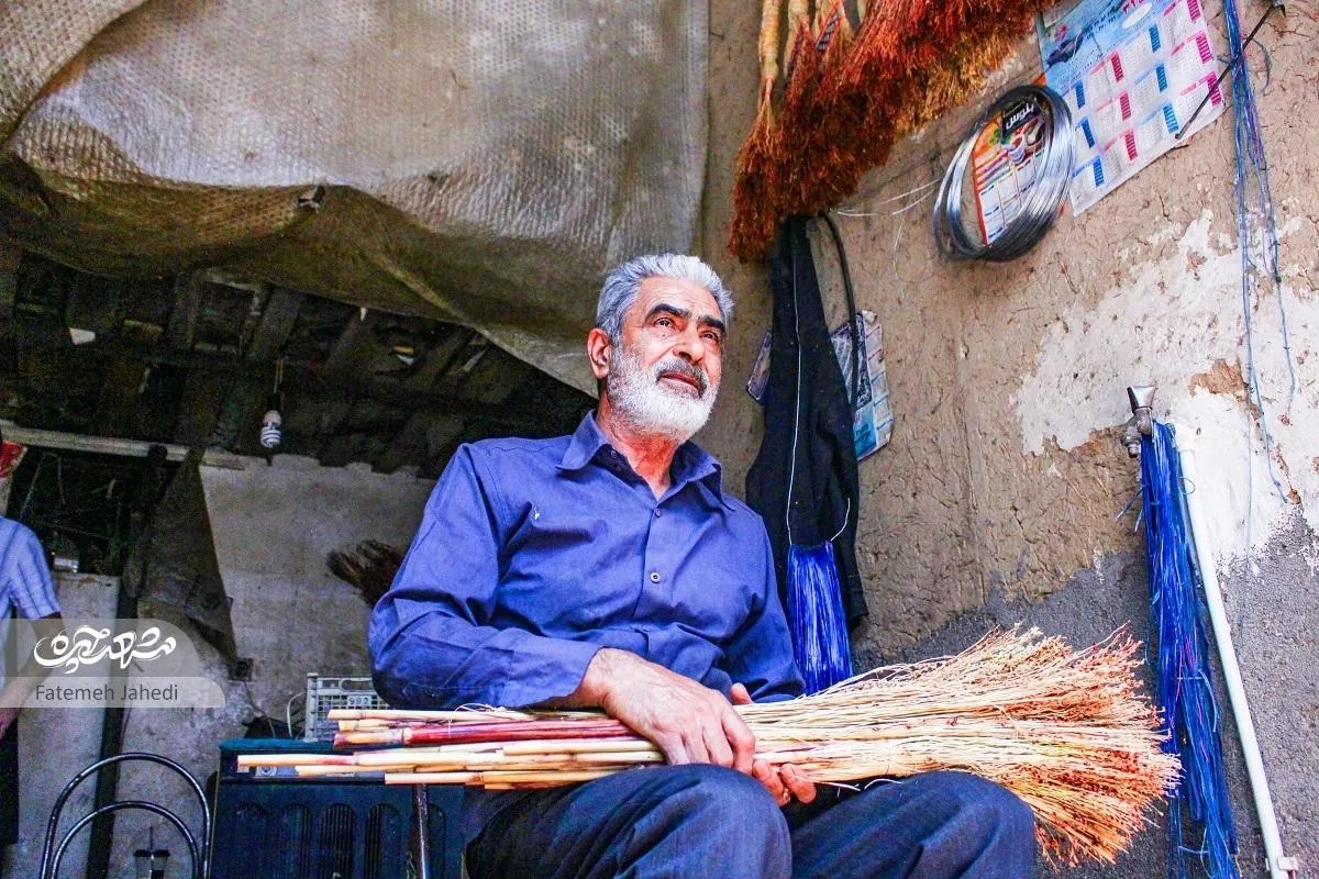 تکاندن تاریخ جاروبافی تلگرد با علی‌اکبر پوریوسف