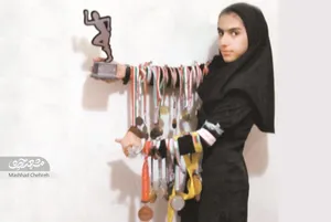بهاره جهان‌تیغ ۱۰ مدال کشوری در رشته دو و میدانی دارد