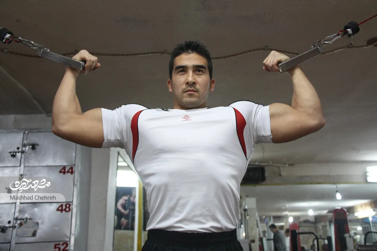حمید قربانی، قهرمان پرورش اندام استان