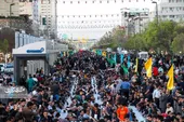 سفره افطار ۶ کیلومتری خیابان امام&zwnj;رضا (ع)