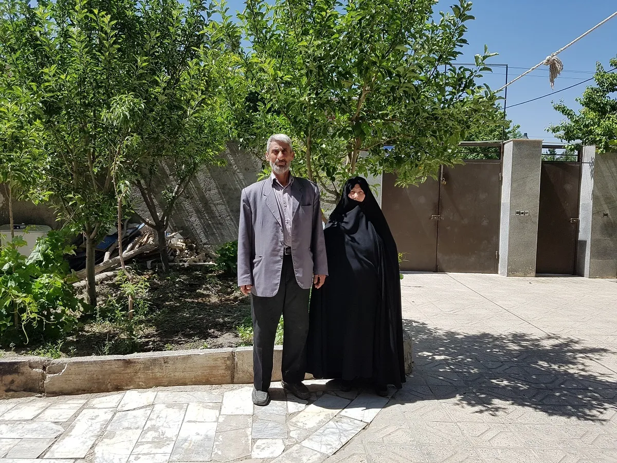 حبیب‌الله شکفته با داشتن ۸ فرزند به جبهه رفت