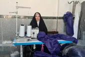 کارگاه خیاطی خانم مهربان پاتوق اشتغازایی زنان نوده است