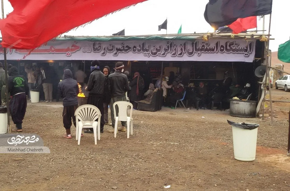 خدمت موکب امام‌حسن‌مجتبی(ع) در جاده‌های مشهد