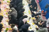 سفره بی&zwnj;ریای ابوالفضلی&zwnj;ها به وقت افطار