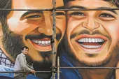 نقاشی جنگ بازتاب حسرت جاماندنم از قافله شهداست&nbsp;