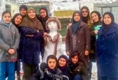 بچه&zwnj;های هنرستان &laquo;عترت&raquo; آدم&zwnj;برفی&zwnj;های هنرجو ساختند!