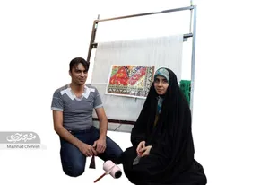 کارآفرینی زوج قالیباف برای ۲۵۰ بافنده