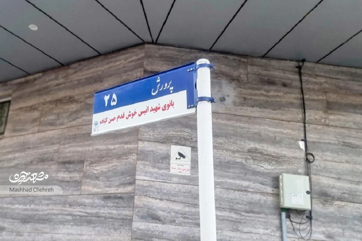 خیابان پرورش۲۵ پس از جمعه سیاه به نام شهید انیس خوش‌قدم شد