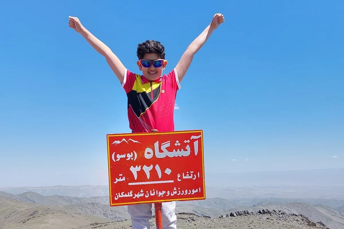 فاتح نوجوان قله‌ها