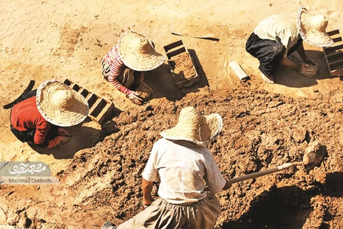تنور کوره آجرپزی مهدی‌آباد فقط ۶ ماه ابتدایی سال داغ است