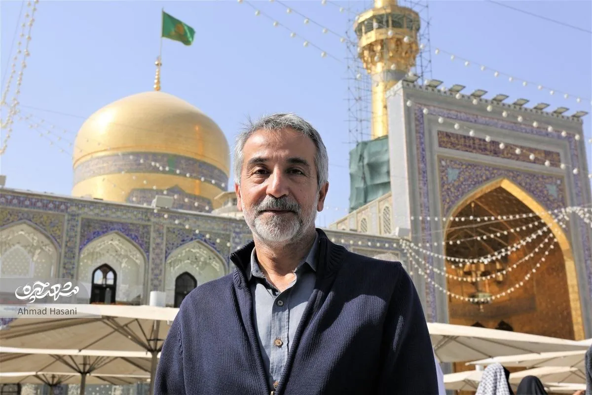 بابک مسعودی طراح سنگ مضجع امام‌رضا(ع) است