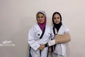 خواهران رزمی&zwnj;کار حریف تمرینی هم هستند