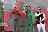 فرود متفاوت محمد امین نمازی از پلکان باباکوهی