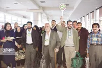 زیارت دسته جمعی بیماران انجمن دیالیز استان از مشهد تا قم