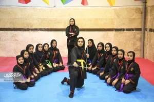 تیم ۱۴ نفره دختران رزمی‌کار محله خاتم‌الانبیا(ص) ۱۴ مدال گرفتند