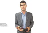 مسعود یوسفی عاشق پرواز و ساخت هلیکوپتر است