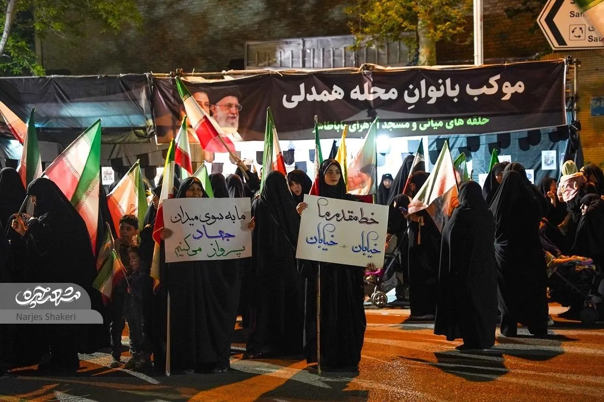 پویایی تجمعات با موکب‌های شبانه در محله سعدآباد